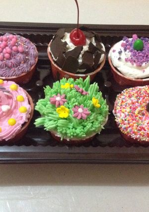 Foto resep Cup Cake Coklat hias