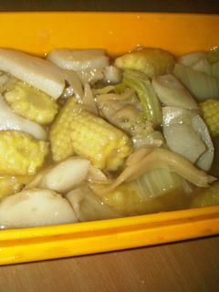 Foto resep Bakso Tumis Sayur