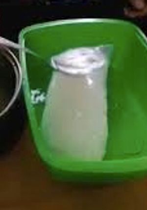 Foto resep es kopyor praktis pake banget