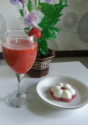 Foto resep STRAWBERRY PUDING