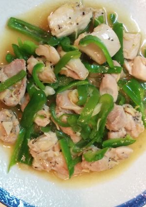 Foto resep Ayam Tumis Paprika Hijau