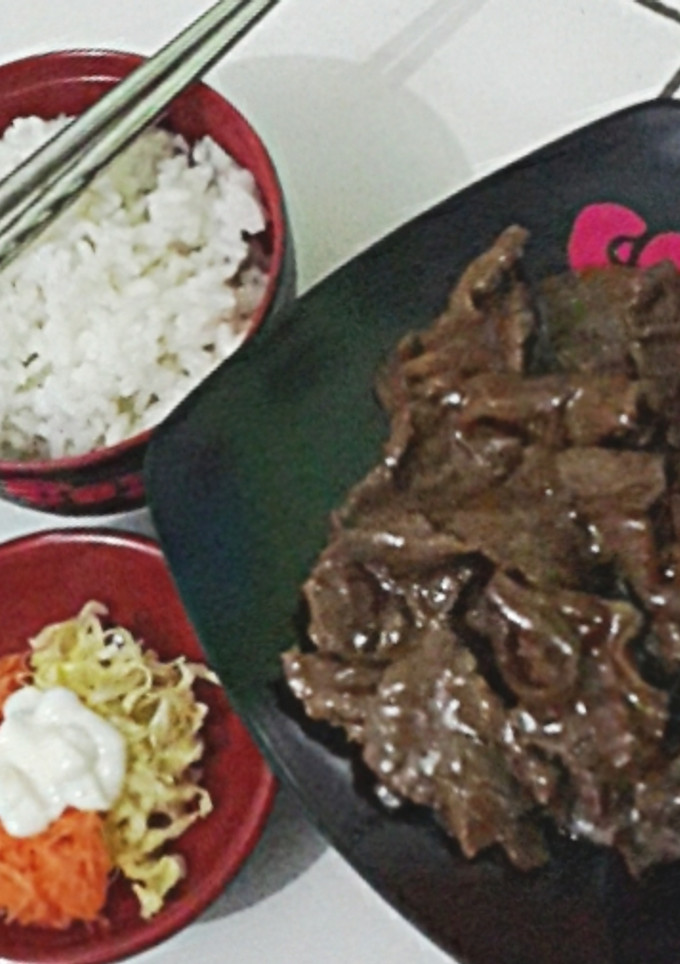 Foto resep Beef Teriyaki simpel