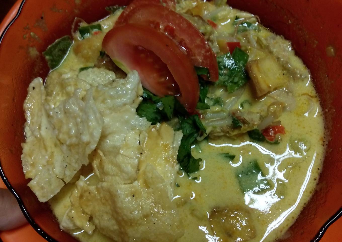 soto ayam kuah santan