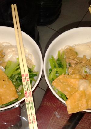 Foto resep Pangsit Mie Ayam Suroboyo