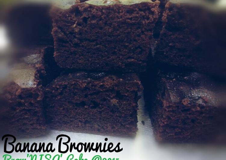 Resep Banana Brownies (Brownies Pisang) oleh Sahira Brow ...