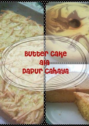 Foto resep Butter Cake ala Dapur Cahaya