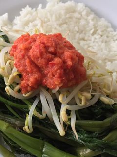 Foto resep Pelecing Kangkung khas Lombok