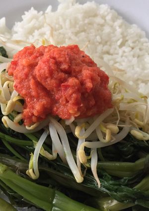 Foto resep Pelecing Kangkung khas Lombok