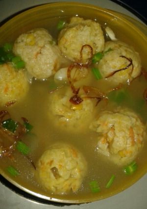 Foto resep Bola Oatmeal Kuah