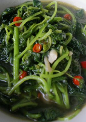 Foto resep Tumis Bayam Praktis
