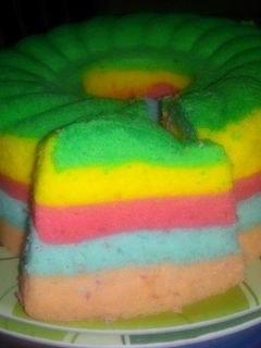 Foto resep Cake Pelangi