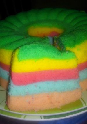 Foto resep Cake Pelangi
