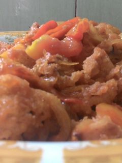 Foto resep cumi crispy saus asam manis