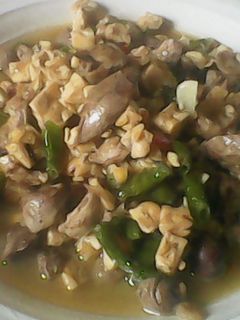 Foto resep Oseng ati ampela lombok ijo