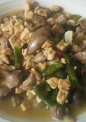 Foto resep Oseng ati ampela lombok ijo