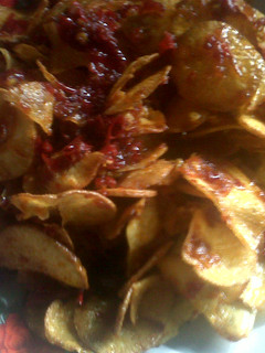 Foto resep sambal goreng ubi kayu " singkong " ( keripik )