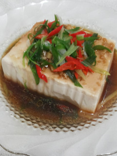 Foto resep steam silken tofu ( tim tahu sutera )