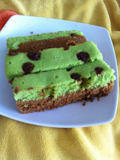 Foto resep Bolu kukus putih telur choco pandan