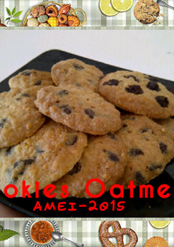 Foto resep Cookies oatmeal yang crunchy dan enak banget
