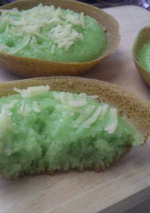 Foto resep martabak manis pandan keju mini no ribet hemat telur