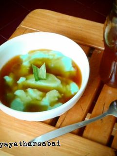 Foto resep Bubur Sumsum Pandan Kuah Tangguli