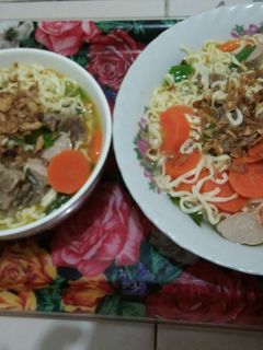 Foto resep mie rebus iga bakso