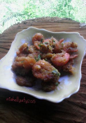 Foto resep Udang Saus Telor Rebus 