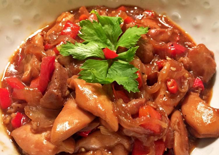 Bagaimana Menyiapkan Spicy Chicken Teriyaki ala fitri&#39;s kitchen, Sempurna