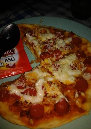 Foto resep Pizza homemade tanpa oven