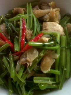 Foto resep Oseng - Oseng Ayam Kangkung