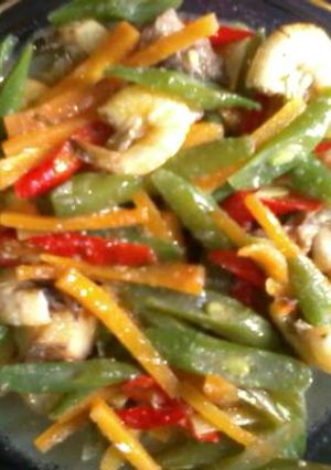 Foto resep Tumis buncis wortel udang