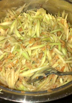 Foto resep jam son ( bisa dibilang acar mangga muda )