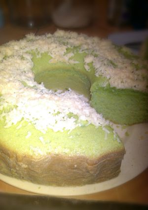 Foto resep Cake pandan tabur keju