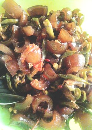 Foto resep Sambel kulit cabai Hijau 