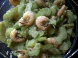 pare udang tumis cabe rawit