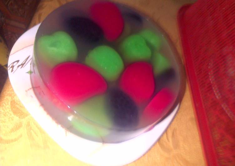 Resep masakan Jelly art sederhana | Cara Bikin Jelly art sederhana Yang Lezat