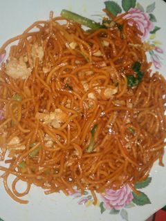 Foto resep mie goreng pinggir jalan
