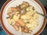 garofalo pasta radiatori with sosis teriyaki (simple banget)
