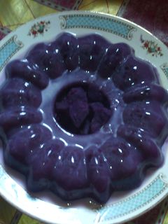 Foto resep puding ubi ungu
