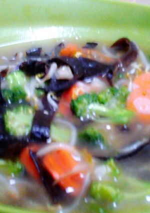 Foto resep Black fungus sweet Brokoli saus tiram