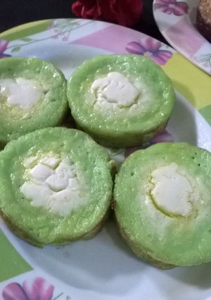 Foto resep Bingka Pandan atau Bibingkaan Pandan (kue khas Kal Sel)