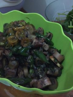 Foto resep Cumi Kering Cabe Hijau