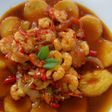 Udang Tofu Saus Padang ala Mamavio