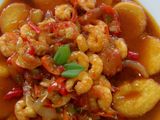Udang Tofu Saus Padang ala Mamavio