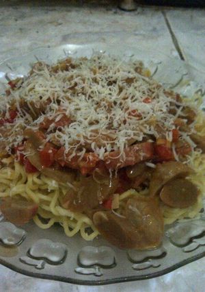 Foto resep Spaghetti Praktis Alakadarnya