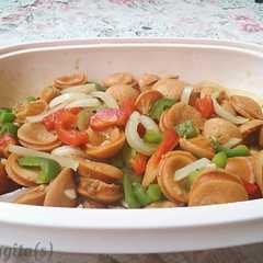 A picture of Sosis Paprika Lada Hitam.