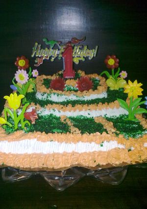 Foto resep bolu ultah bkin sendri itu lebih enak...