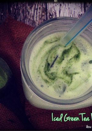 Foto resep Iced Green Tea Latte
