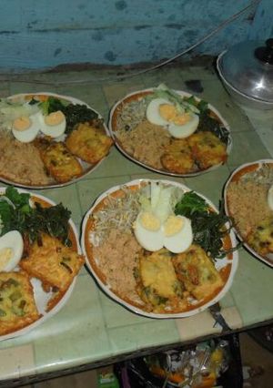 Foto resep Nasi Slametan / Nasi Kluban