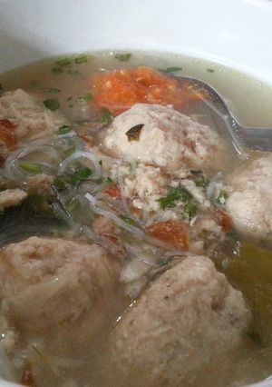 Foto resep Bakso Ayam mak NYUSSS